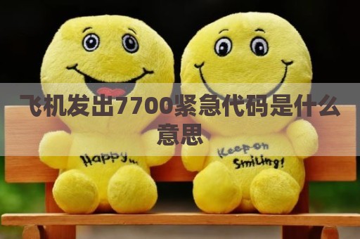 飞机发出7700紧急代码是什么意思