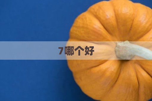 7哪个好