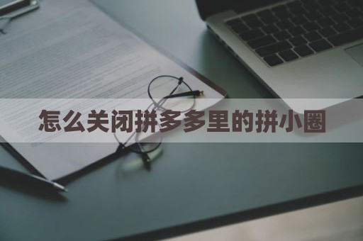 怎么关闭拼多多里的拼小圈