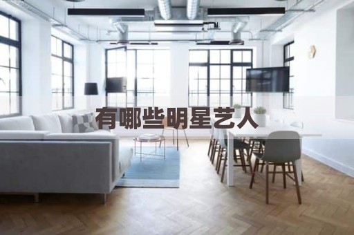 有哪些明星艺人