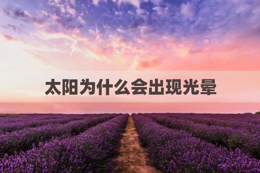 太阳为什么会出现光晕