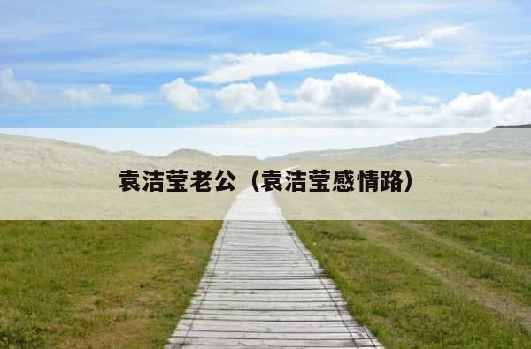 袁洁莹老公（袁洁莹感情路） 第1张
