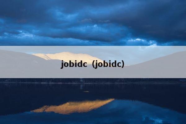 jobidc（jobidc） 第1张