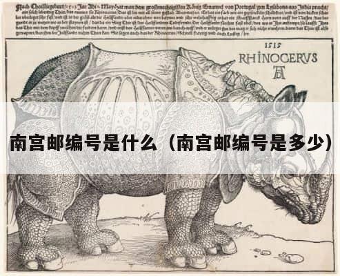 南宫邮编号是什么（南宫邮编号是多少） 第1张