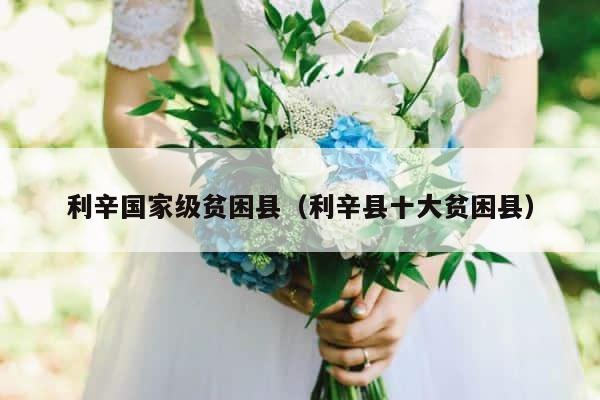 利辛国家级贫困县（利辛县十大贫困县） 第1张