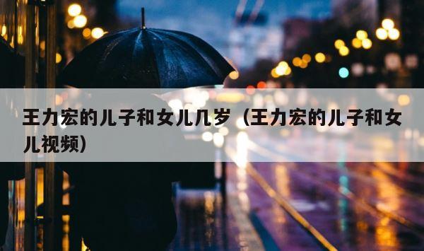 王力宏的儿子和女儿几岁（王力宏的儿子和女儿视频） 第1张