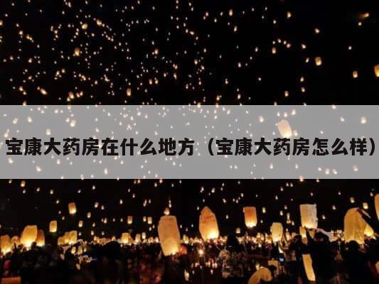 宝康大药房在什么地方（宝康大药房怎么样） 第1张