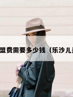 乐沙儿加盟费需要多少钱（乐沙儿是什么店） 第1张