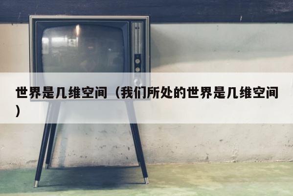 世界是几维空间（我们所处的世界是几维空间） 第1张