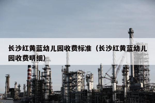 长沙红黄蓝幼儿园收费标准（长沙红黄蓝幼儿园收费明细） 第1张