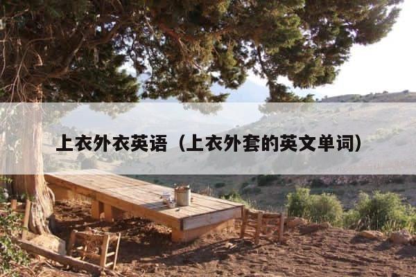 上衣外衣英语（上衣外套的英文单词） 第1张
