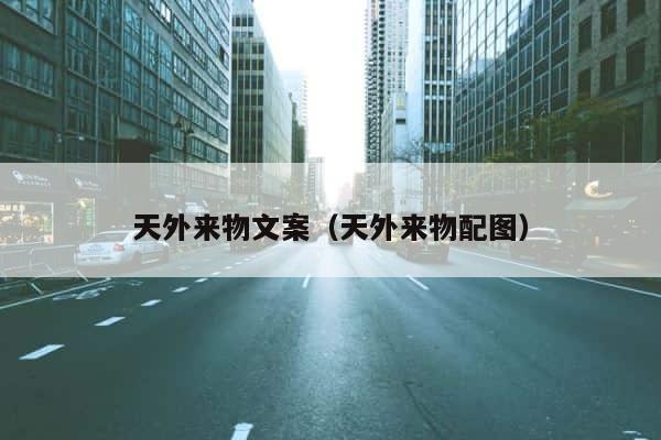 天外来物文案（天外来物配图） 第1张