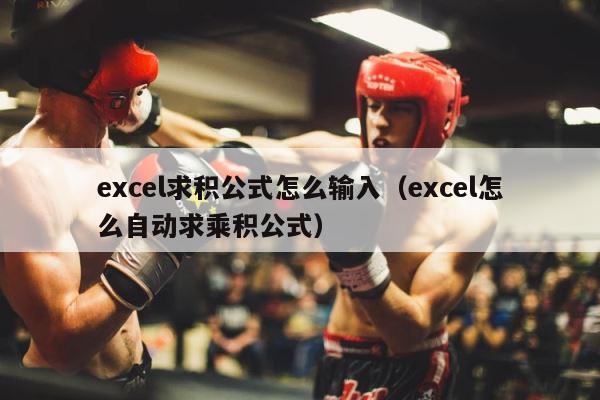 excel求积公式怎么输入（excel怎么自动求乘积公式） 第1张