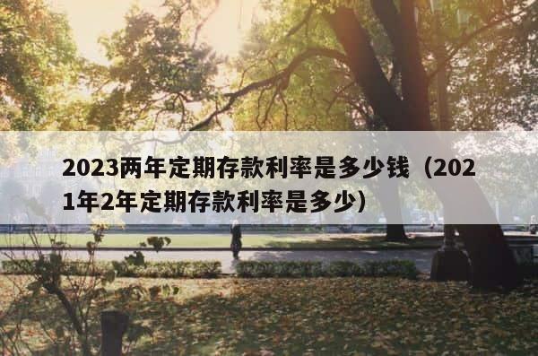 2023两年定期存款利率是多少钱（2021年2年定期存款利率是多少） 第1张