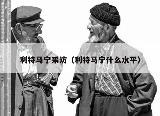 利特马宁采访（利特马宁什么水平） 第1张
