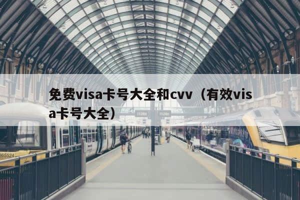 免费visa卡号大全和cvv（有效visa卡号大全） 第1张