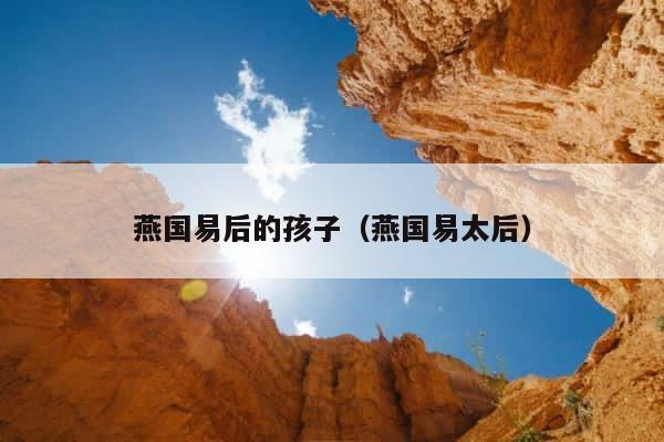 燕国易后的孩子（燕国易太后） 第1张