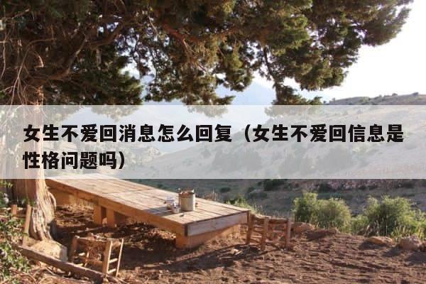 女生不爱回消息怎么回复（女生不爱回信息是性格问题吗） 第1张