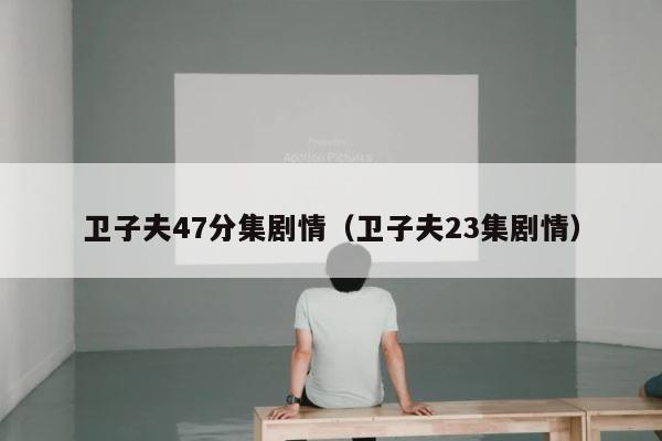 卫子夫47分集剧情（卫子夫23集剧情） 第1张