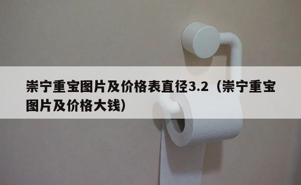 崇宁重宝图片及价格表直径3.2（崇宁重宝图片及价格大钱） 第1张