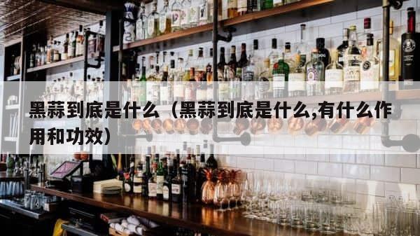 黑蒜到底是什么（黑蒜到底是什么,有什么作用和功效） 第1张