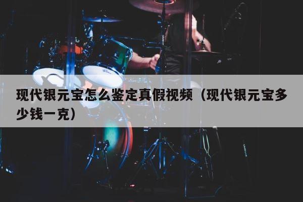 现代银元宝怎么鉴定真假视频（现代银元宝多少钱一克） 第1张