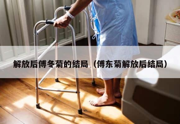 解放后傅冬菊的结局（傅东菊解放后结局） 第1张