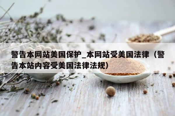 警告本网站美国保护_本网站受美国法律（警告本站内容受美国法律法规） 第1张