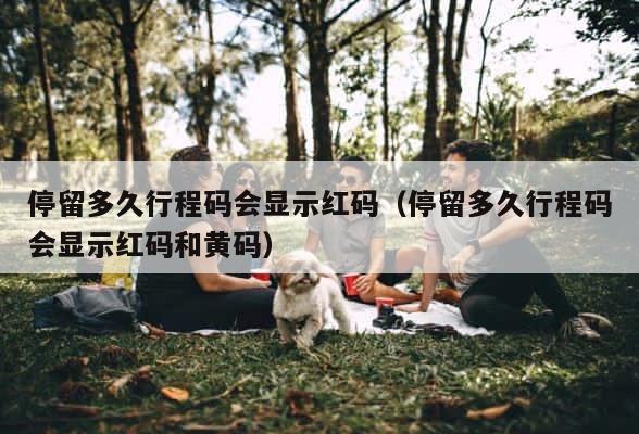 停留多久行程码会显示红码（停留多久行程码会显示红码和黄码） 第1张