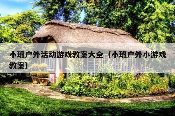小班户外活动游戏教案大全（小班户外小游戏教案） 第1张