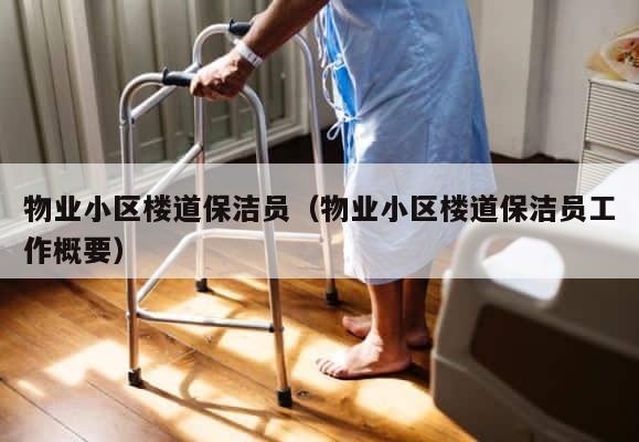 物业小区楼道保洁员（物业小区楼道保洁员工作概要） 第1张