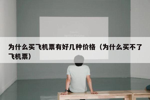 为什么买飞机票有好几种价格（为什么买不了飞机票） 第1张
