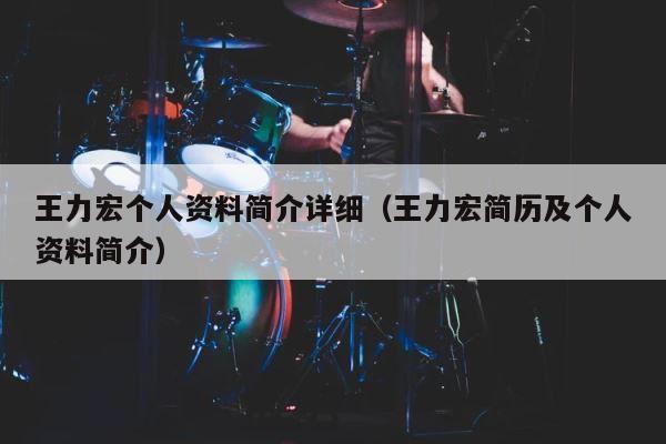 王力宏个人资料简介详细（王力宏简历及个人资料简介） 第1张