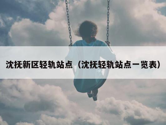 沈抚新区轻轨站点（沈抚轻轨站点一览表） 第1张