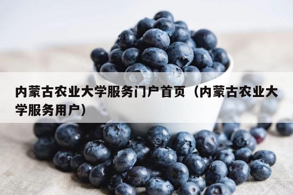 内蒙古农业大学服务门户首页（内蒙古农业大学服务用户） 第1张