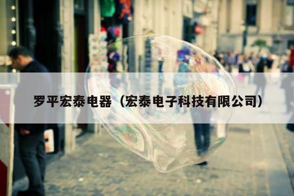 罗平宏泰电器（宏泰电子科技有限公司） 第1张