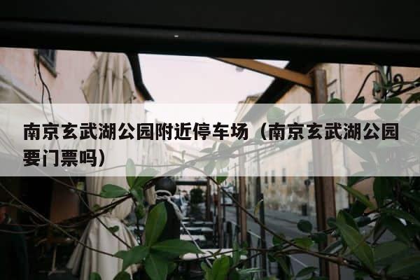 南京玄武湖公园附近停车场（南京玄武湖公园要门票吗） 第1张