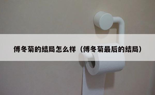 傅冬菊的结局怎么样（傅冬菊最后的结局） 第1张