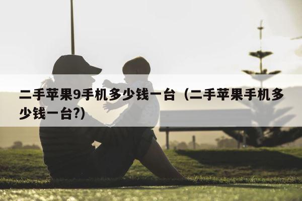 二手苹果9手机多少钱一台（二手苹果手机多少钱一台?） 第1张