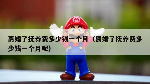 离婚了抚养费多少钱一个月（离婚了抚养费多少钱一个月呢） 第1张