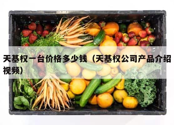 天基权一台价格多少钱（天基权公司产品介绍视频） 第1张