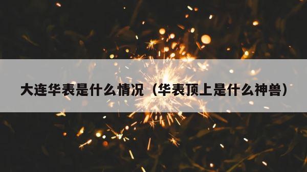 大连华表是什么情况（华表顶上是什么神兽） 第1张