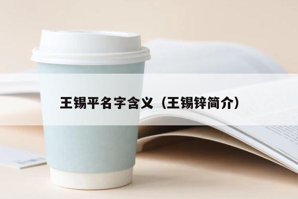王锡平名字含义（王锡锌简介） 第1张