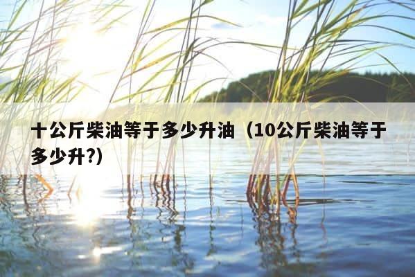 十公斤柴油等于多少升油（10公斤柴油等于多少升?） 第1张