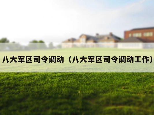 八大军区司令调动（八大军区司令调动工作） 第1张