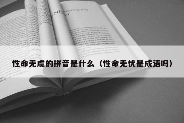 性命无虞的拼音是什么（性命无忧是成语吗） 第1张