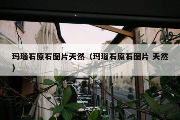 玛瑙石原石图片天然（玛瑙石原石图片 天然） 第1张