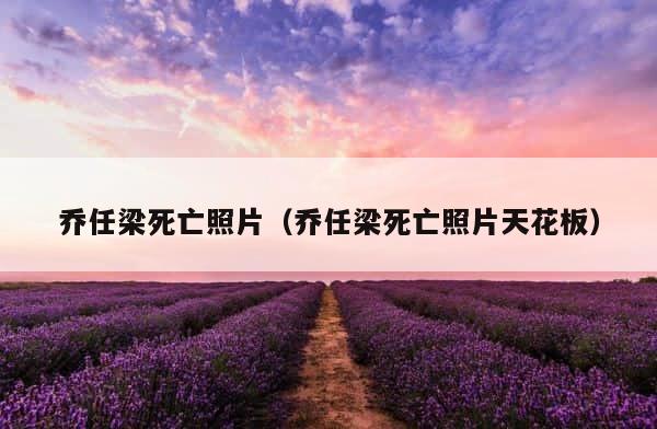 乔任梁死亡照片（乔任梁死亡照片天花板） 第1张