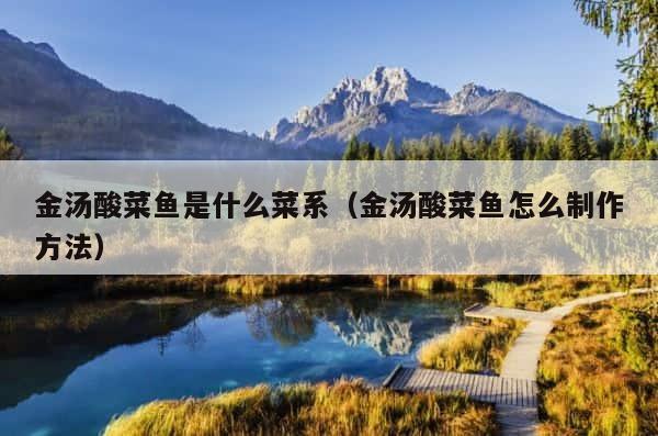 金汤酸菜鱼是什么菜系（金汤酸菜鱼怎么制作方法） 第1张