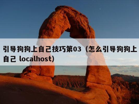 引导狗狗上自己技巧第03（怎么引导狗狗上自己 localhost） 第1张